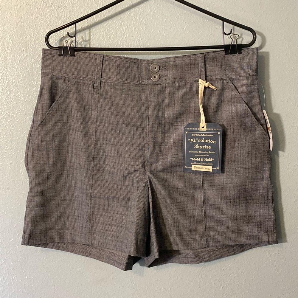 NWT Democracy “Ab Solution” Skyrise Trouser Shorts